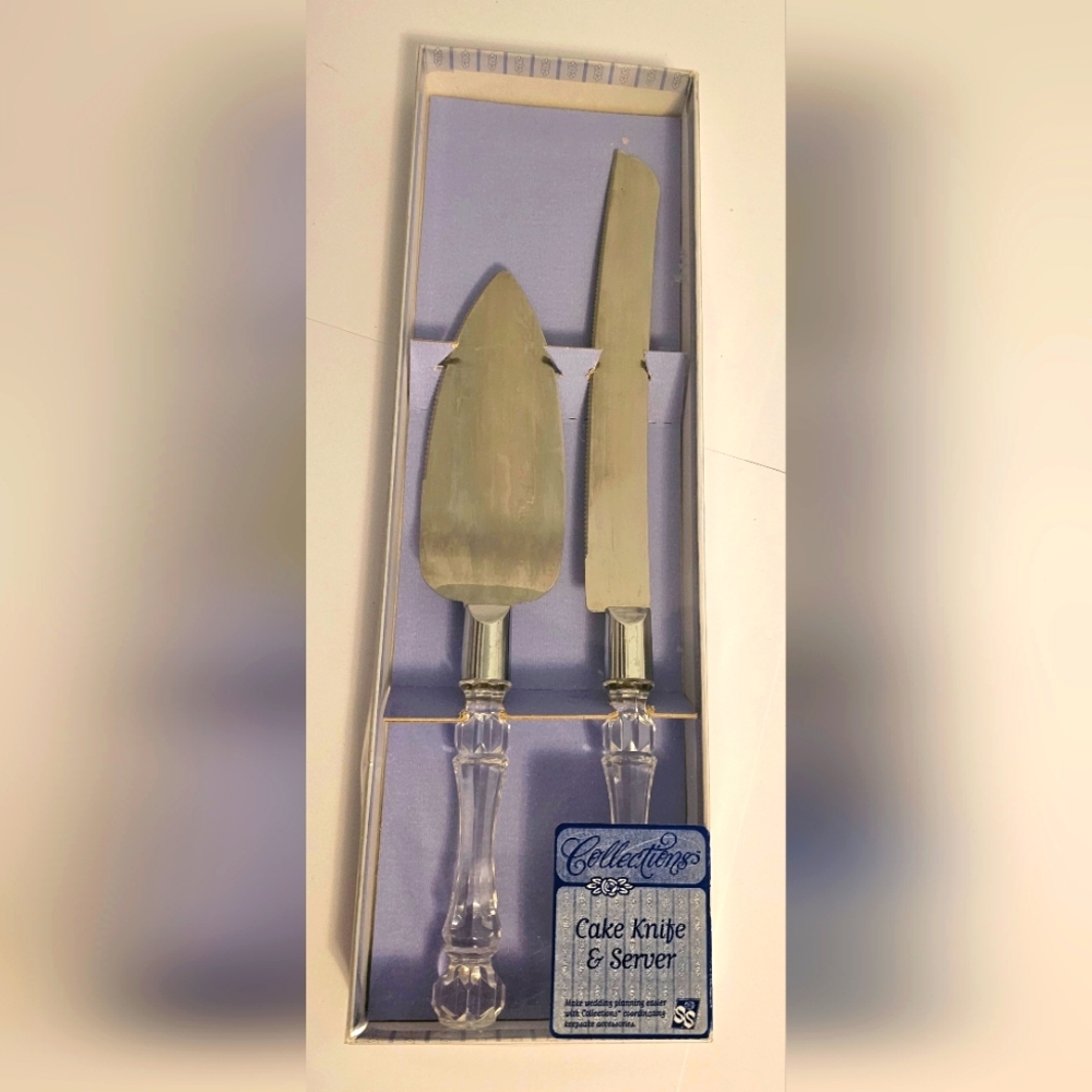 Wedding Server Set (2pcs) EUC